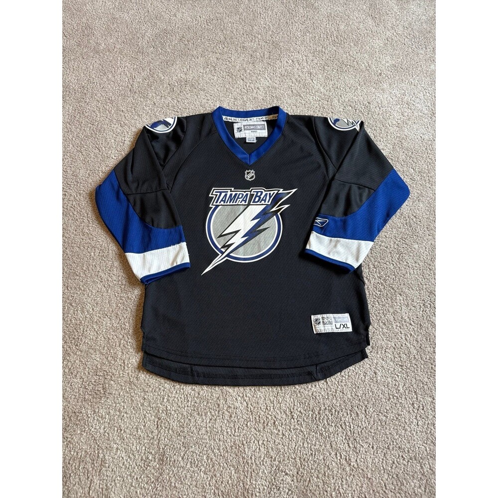 Vintage Tampa Bay Lightning Reebok Youth NHL Jersey Size L/XL
